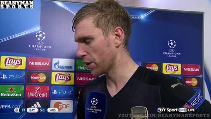Bayern Munich 5 1 Arsenal Per Mertesacker Post Match Interview