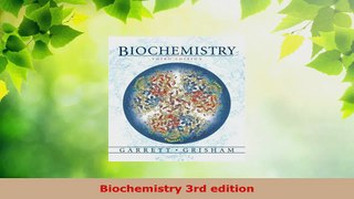 Download  Biochemistry 3rd edition PDF Free