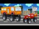 ✔ New Racing Monster Trucks with Monster Truck Bus at the "City of Cars". Cartoons for Children.