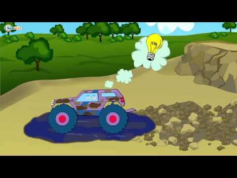 ✔ CAR WASH Monster Truck, dirty vehicles - Trucks For Children - Kids Video - Cars Cartoon