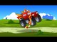 ✔ Monster Truck for children. Crazy Racing with bombs, trampolines and fire ring. Videos for Kids.