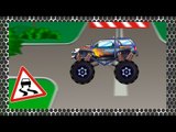 ✔ Monster Truck Racing with Monster Bus. Cars Cartoons for kids / Compilation for children / Race ✔