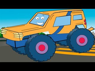 ✔ Monster Truck for children! Compilation. Adventures in the "City of Cars". Cartoons for kids!