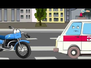 ✔ Ambulance and Motorcycle. Cars Cartoons for kids | Emergency Vehicles for children