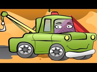 ✔ Tow Truck - Racing at the "City of Cars". New Adventures. Cartoon for kids Emergency Vehicles.