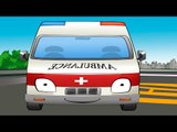 ✔ Ambulance, Garbage Truck and Trucks spend time together - Cars cartoon for children. Episode 12