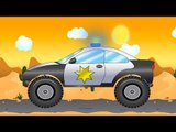 ✔ Police car super hero! Car Cartoons for Kids | Emergency Vehicles for children