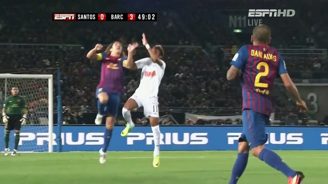Neymar vs Barcelona (N) 11-12 HD 720p (18/12/2011) by MNcomps