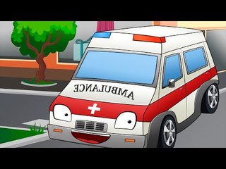 ✔ AMBULANCE and MONSTER TRUCK. Car Cartoons for Kids | Emergency Vehicles for children