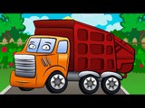 ✔ Cartoons for children - Garbage truck cleaning in the City of Cars - Funny Trucks TV. Episode 11