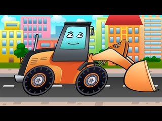 ✔ Bulldozer helps our friend Truck in the "City of Cars". New adventures. Car Cartoon for children.
