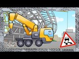 ✔ Compilation Crane with - Excavator & Truck build a house at the 