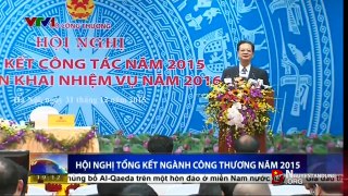 Thủ tướng Nguyễn Tấn Dũng dự và chỉ đạo hội nghị tổng kết ngành Công thương năm 2015