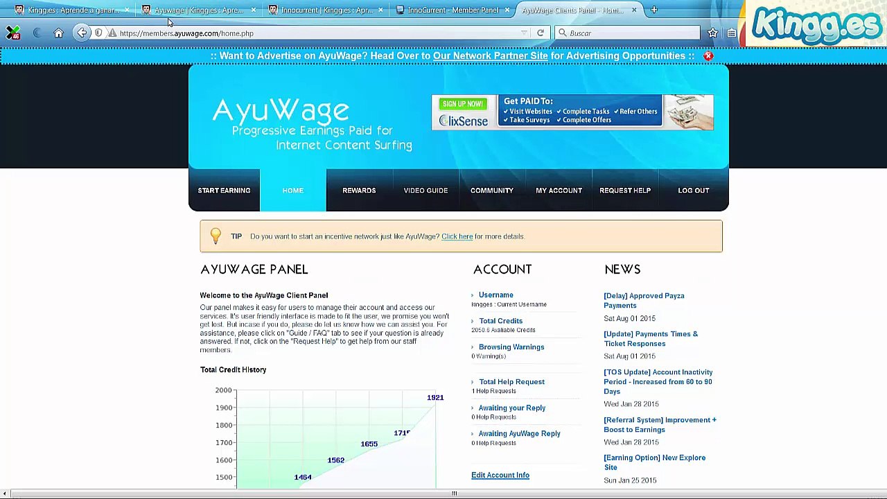 Guía de uso de Innocurrent y Ayuwage