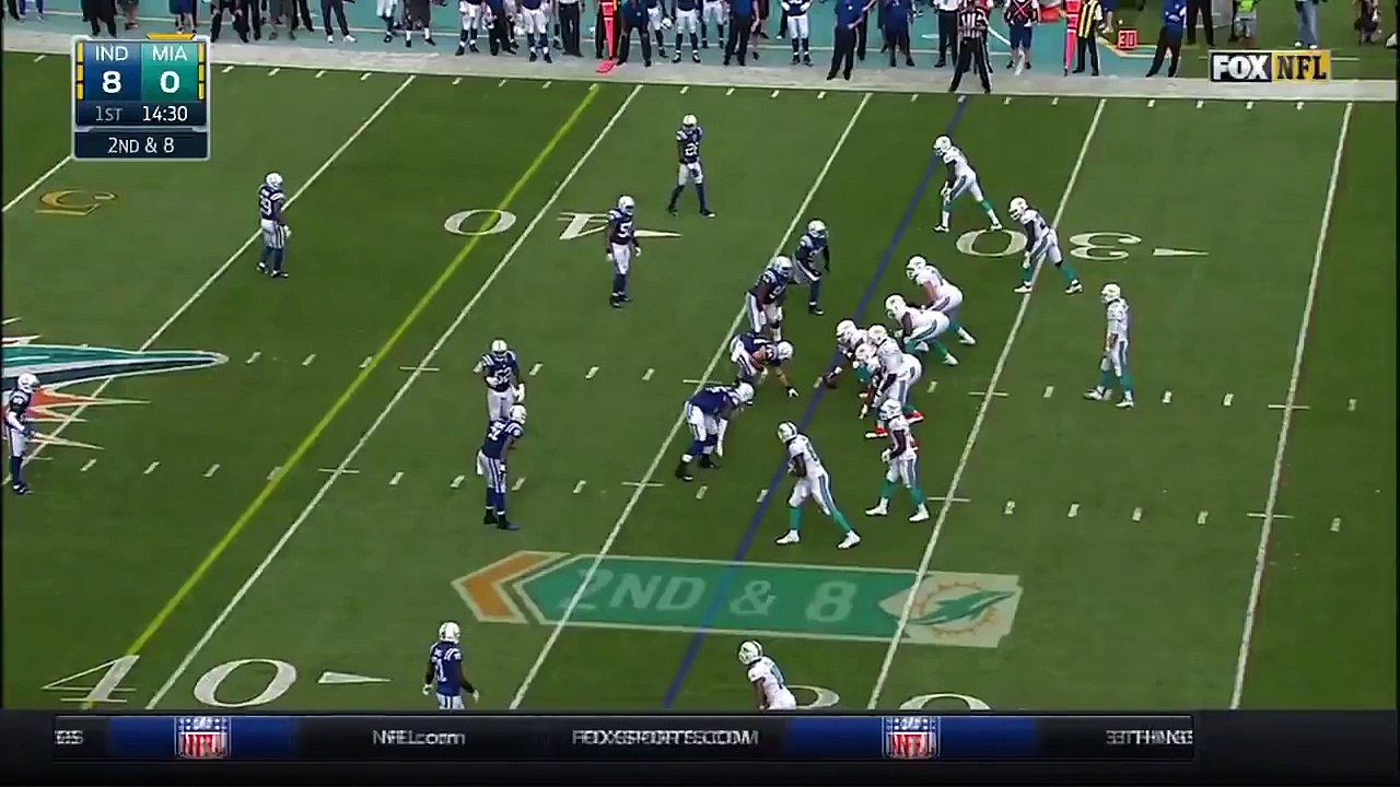 Jarvis Landry 14 yard Catch & Great Escape! | Colts vs. Dolphins | NFL
