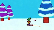 Dibujos animados para niños - Louie dibujame el Invierno y la Navidad | Compilación HD