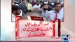 National Bank employees protest in Karachi brought color 4th Jan 2016