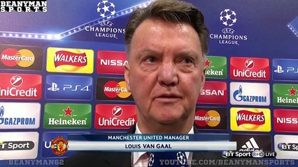 Manchester United vs PSV Eindhoven Louis van Gaal Pre Match Interview