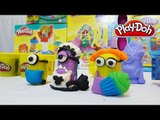 ✔ New Play Doh Minions. Kids Fun Toys. Stuart, Mark and Bob wait you! Make your own Minions.