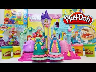✔ Play Doh Princess and Royal Castle! Dress-up. Playdough NEW Toys! Part 1