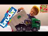 ✔ BRUDER Машинки. Мусоровоз - Игрушки для детей / Garbage Truck Toys. Videos for children. VLOG