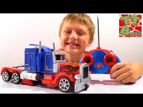 ✔ Трансформер Оптимус Прайм. Видео для мальчиков. Игорек и Игрушки. Transformers Optimus Prime. VLOG