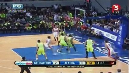 GLOBALPORT VS ALASKA JAN 4 2016 1ST QUARTER