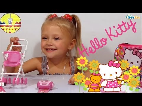 ✔ Hello Kitty. Girl Yaroslava unpacking Surprise Bag. Toy for children / Video for kids / VLOG ✔