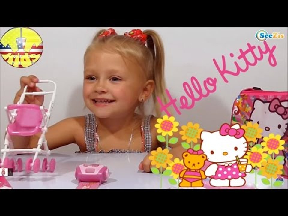 ✔ Hello Kitty. Girl Yaroslava unpacking Surprise Bag. Toy for children / Video for kids / VLOG ✔