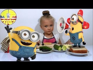 ✔ Minions. CookYaroslava prepares Sandwich – new recipe. Delicious / Video for children ✔