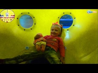 ✔ Doll Nenuco with girl Yaroslava go for a walk in the children's entertainment center / Part 2 ✔