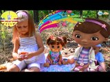 ✔ Baby Born, Nenuco and Doll Alive with Little girl Yaroslava go to the village / Video for kids ✔