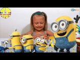 ✔ Minions Yaroslava unboxing Surprise Eggs. New Toys for kids / Video for children / Kinder ✔
