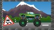 ✔ Monster Truck Race with obstacles & springboard / Cars Cartoons Compilation for kids / 14 Episode