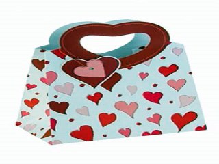 Топ 10! подарок на все случаи жизни - Пакет подарочный Сердца любви в г. Архангельск