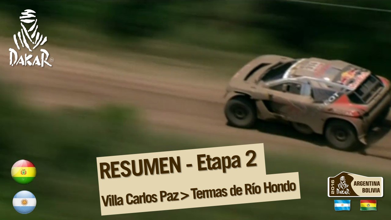 Resumen de la etapa 2 - Coche/Moto - (Villa Carlos Paz / Termas de Rio Hondo)