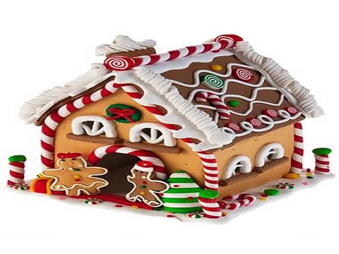 Четкий подарок на именины - Украшение светящееся Пряничный домик в г. Омск