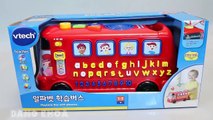Đồ chơi xe buýt đưa các bé đến trường giúp bé học chữ cái và đếm số