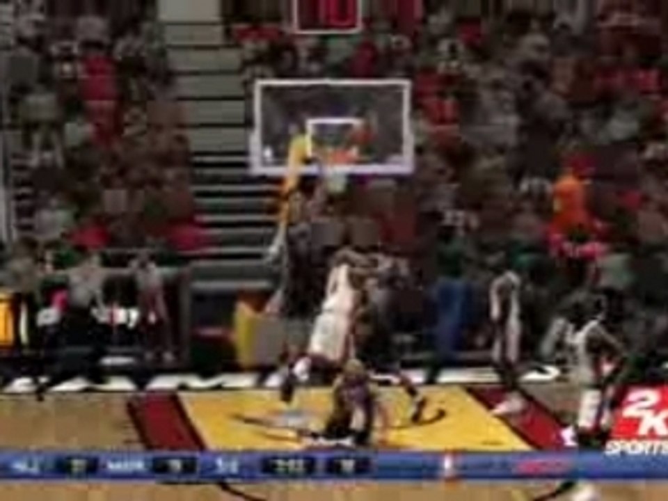 NBA 2K7 XBOX 360 Gameplay Miami Heat - New Jersey Nets