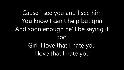 Kane Brown - I love that I hate you LYRICS