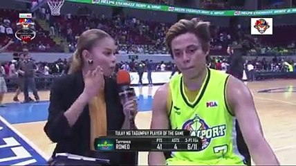 Globalport vs Alaska - Best Player of the Game - Terrence Romeo