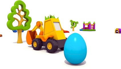 Eğitici çizgi film - Ekakavatör Max - Sürpriz yumurta - Fork lift - Türkçe dublaj