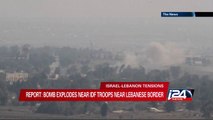 Bomb explodes near IDF troops near Lebanese border