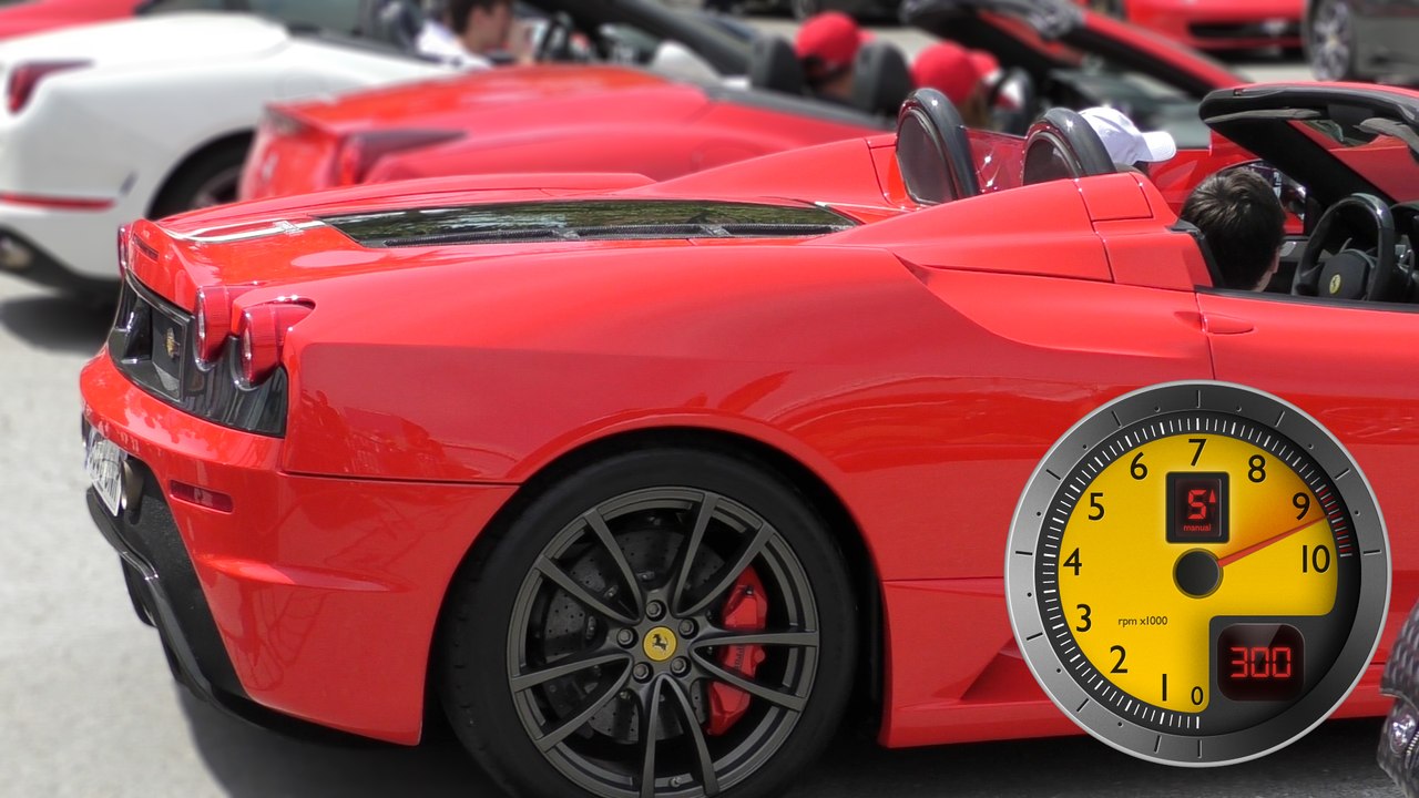 Ferrari Sports car vs Aston Martin Exhaust Battle