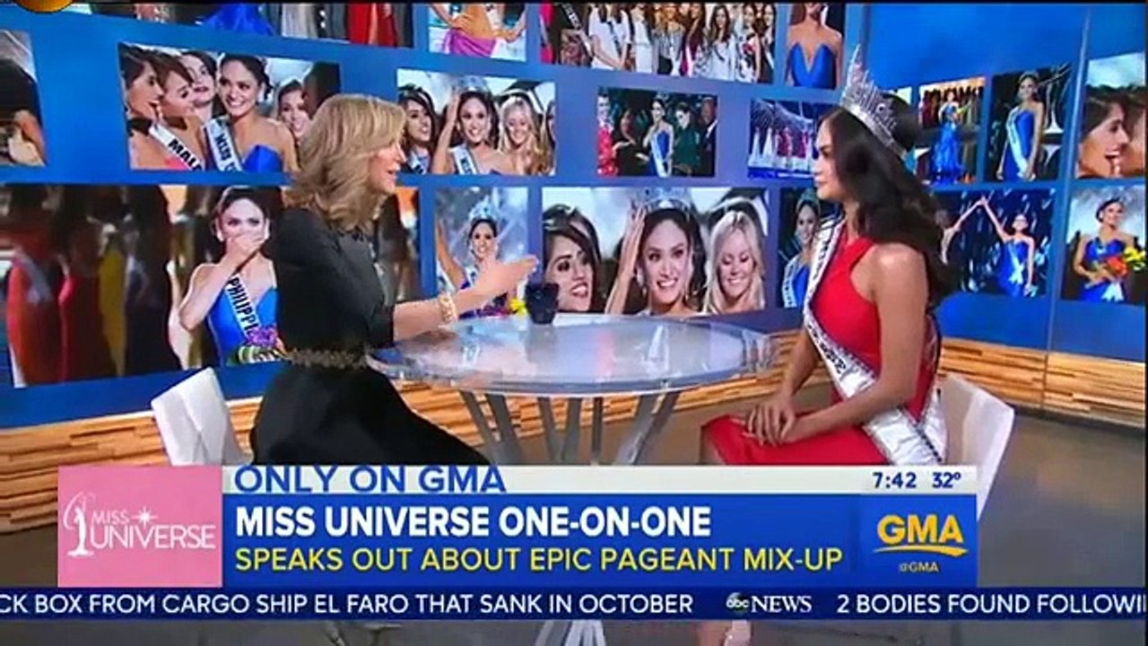 Miss Universe 2015 Pia Wurtzbach Interview GMA Jan 4, 2016