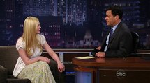 Elle Fanning on Jimmy Kimmel (06-13-2011) part 1