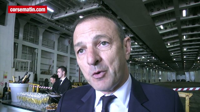 Corsica Linea inaugure sa ligne de fret à Bastia : François Padrona c'est du 100% corse