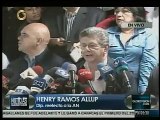 Estas fueron las primeras palabras de Ramos Allup luego de ser elegido presidente de la AN