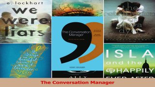 PDF Download  The Conversation Manager Download Full Ebook