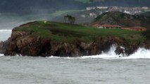 Temporal en el Cantábrico: Costa de Asturias 4 Enero 2016